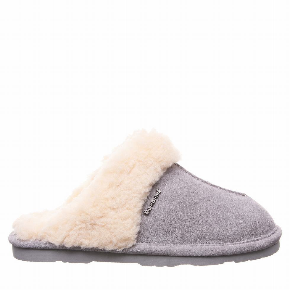 Women Bearpaw Loketta Slippers Grey | OJM7320QE