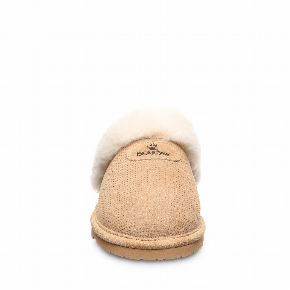 Women Bearpaw Loki Exotic Slippers Brown | HLG9188WI