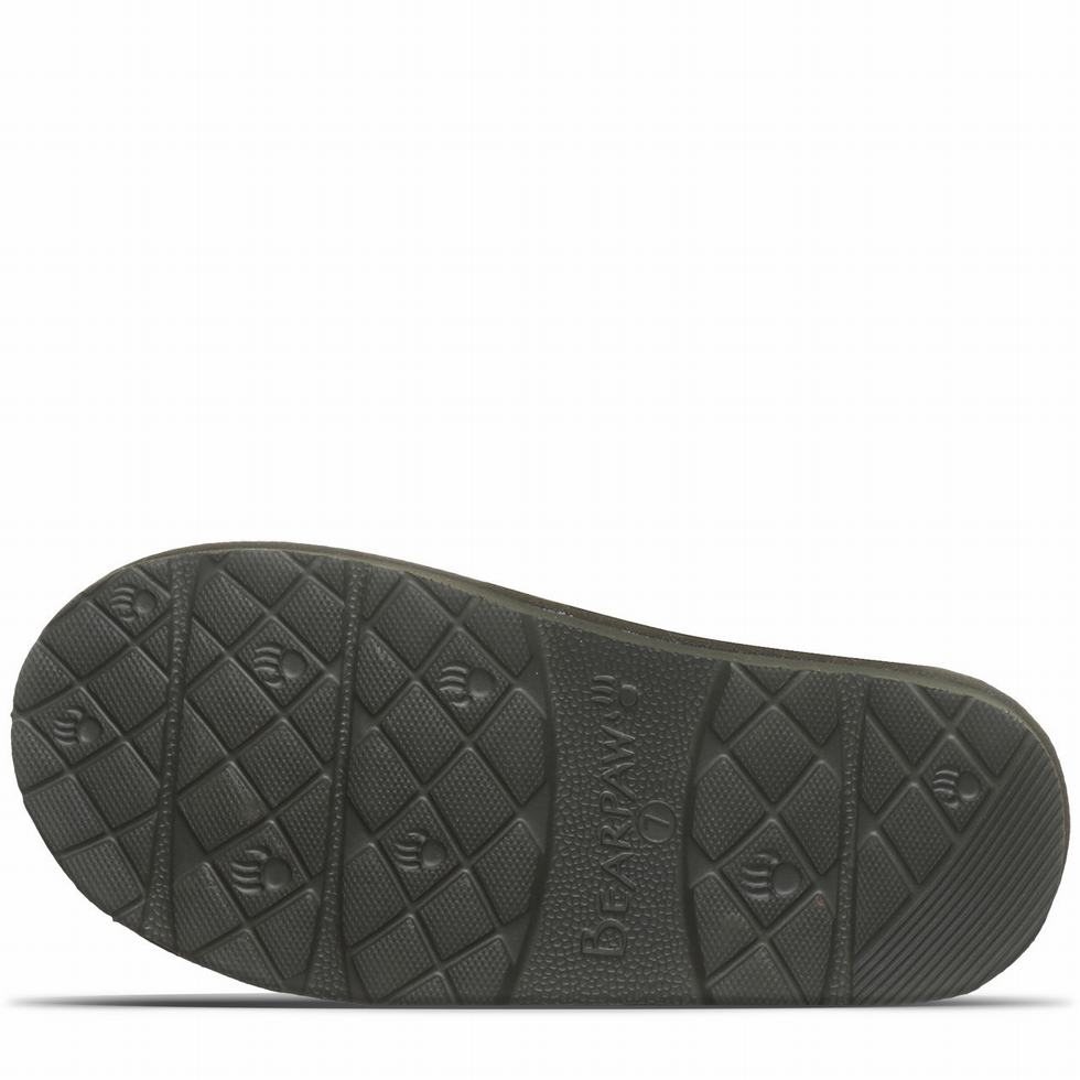 Women Bearpaw Loki II Slippers Green | BUI7764ID