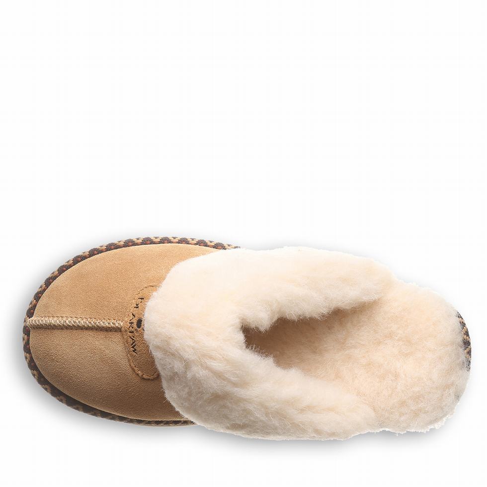 Women Bearpaw Loki Platform Lo Deco Slippers Brown | PLE8076BH