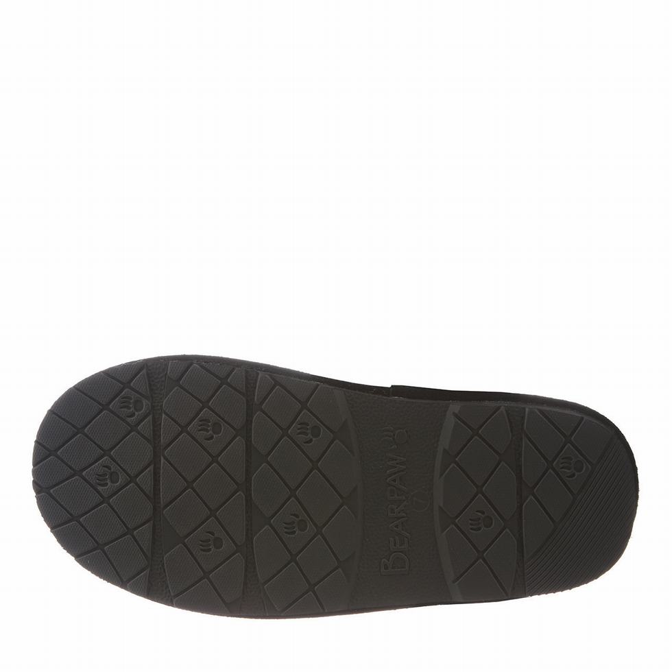 Women Bearpaw Loki Slippers Black | HOS4275SM