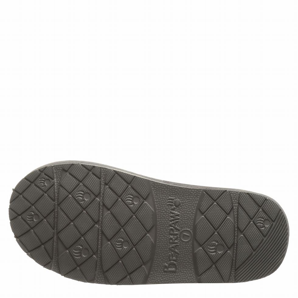 Women Bearpaw Loki Slippers Grey | QXR678UQ