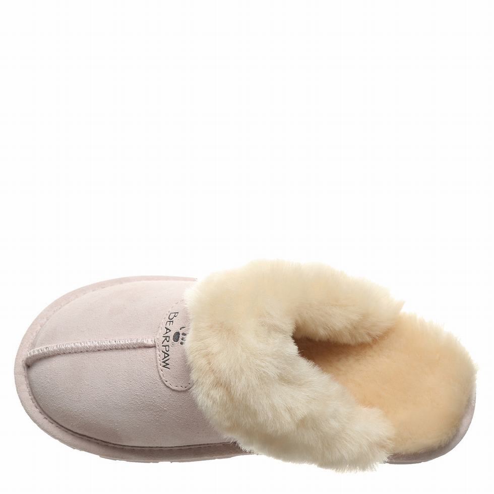 Women Bearpaw Loki Slippers Pink | HMM652OD