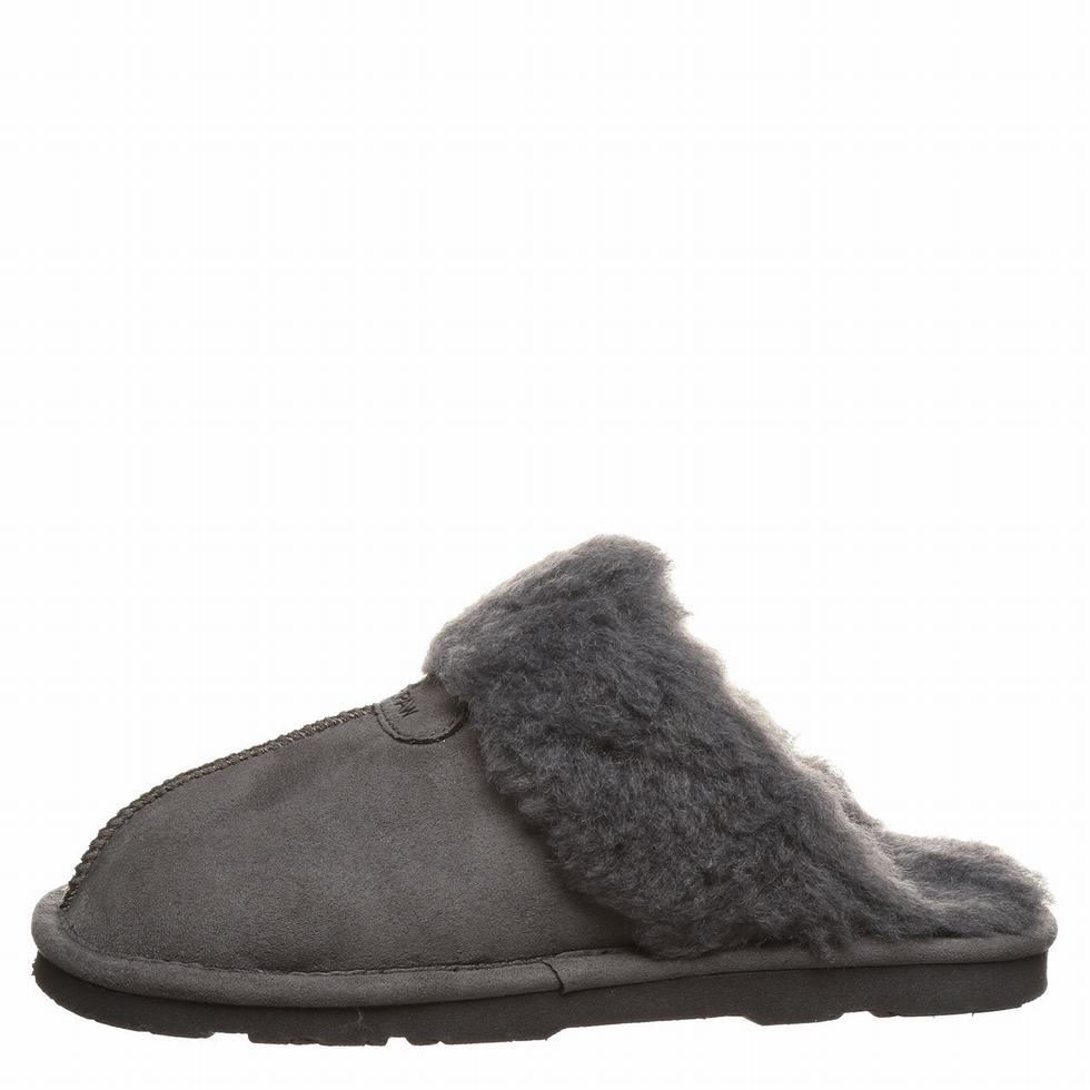 Women Bearpaw Loki Vegan Slippers Black | OJJ8390HN