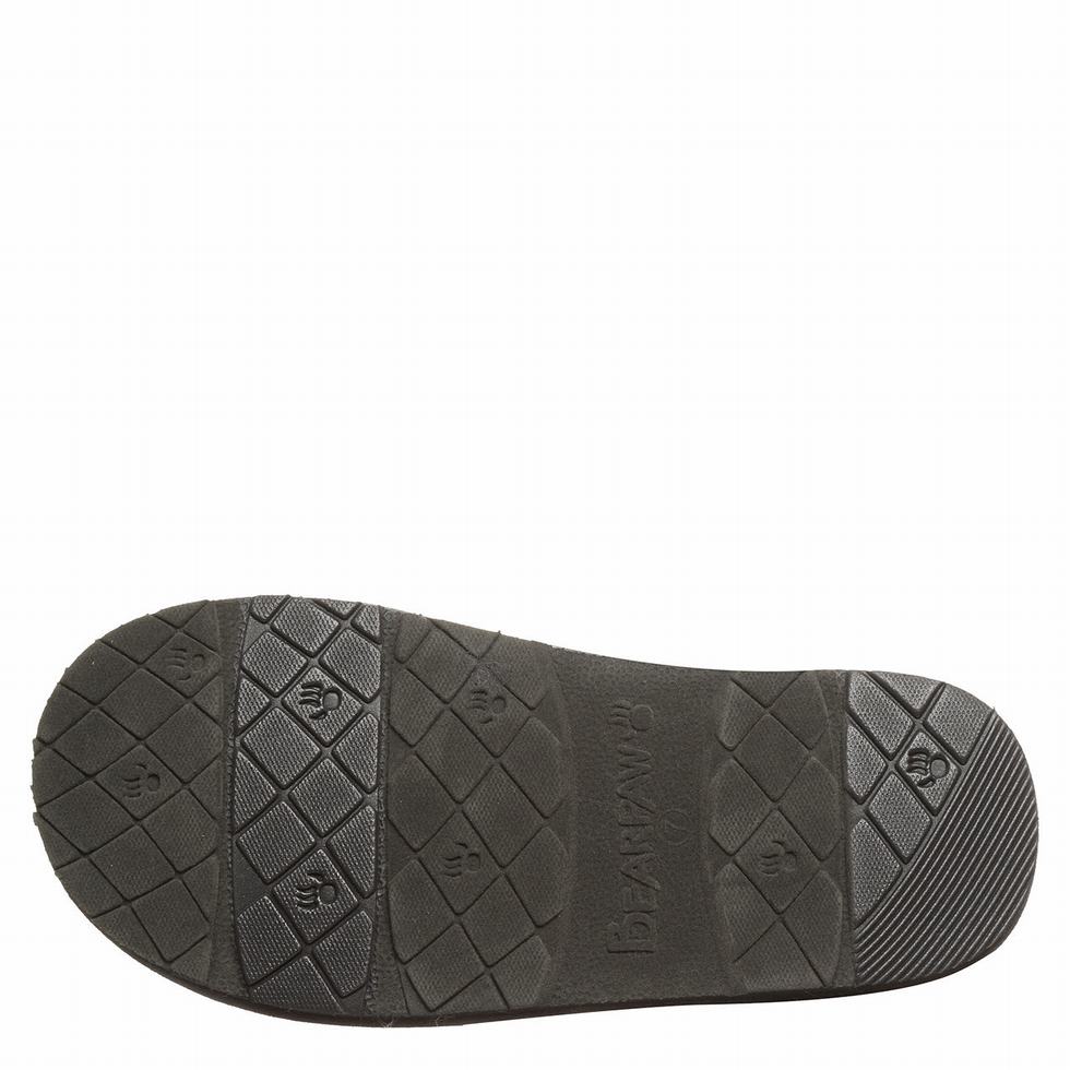 Women Bearpaw Loki Vegan Slippers Black | OJJ8390HN