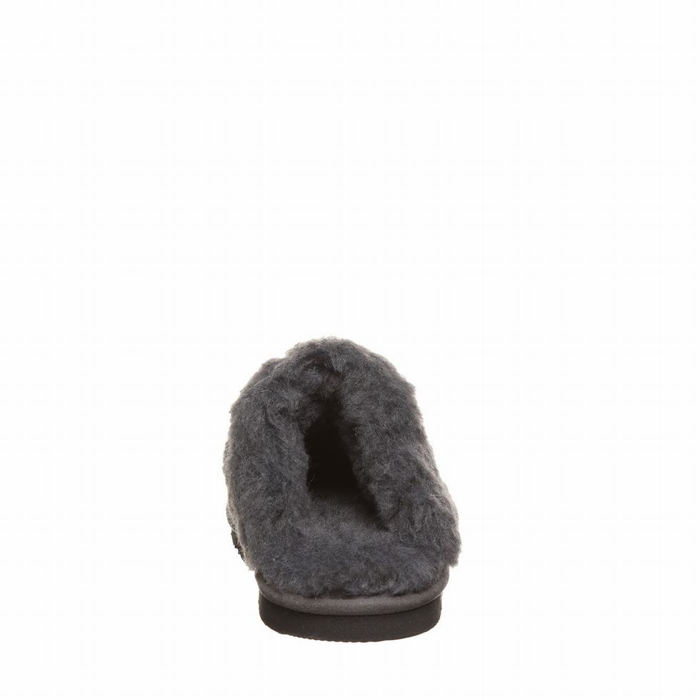 Women Bearpaw Loki Vegan Slippers Black | OJJ8390HN