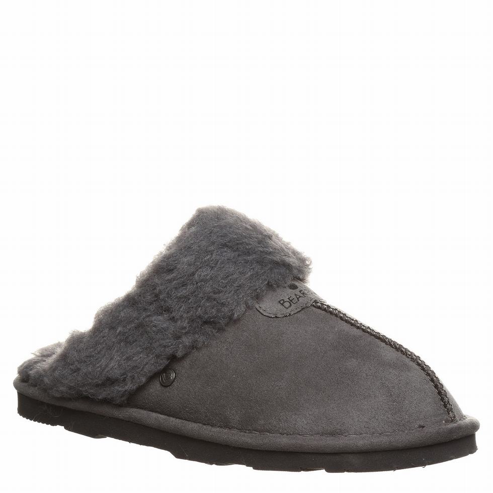 Women Bearpaw Loki Vegan Slippers Black | OJJ8390HN