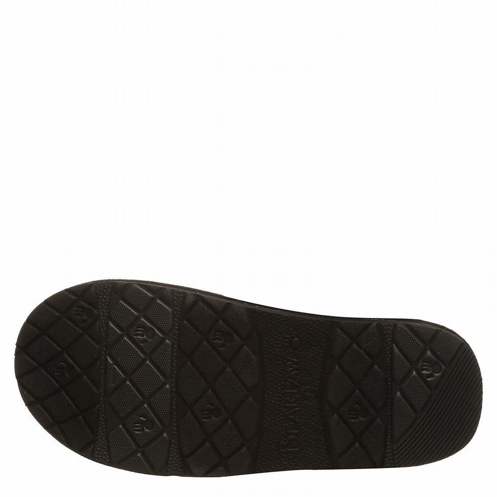 Women Bearpaw Loki Vegan Slippers Black | GLN7874MY