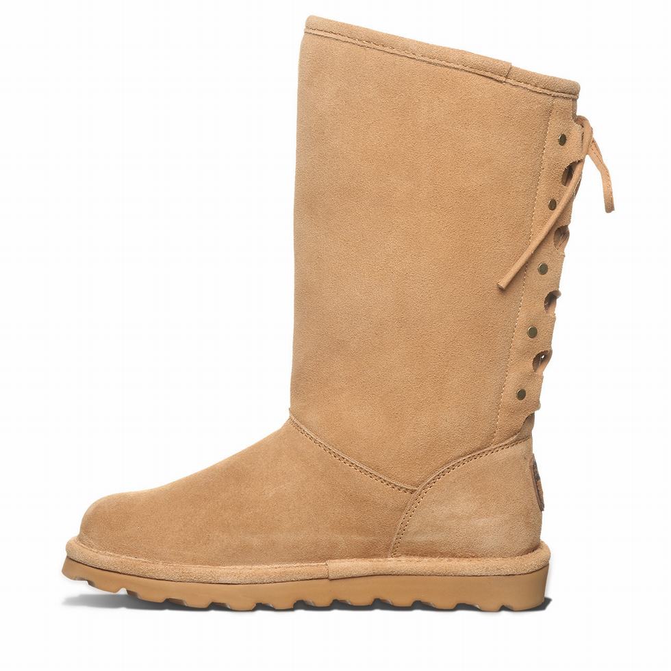 Women Bearpaw Lydia II Boots Brown | GNW8670YV