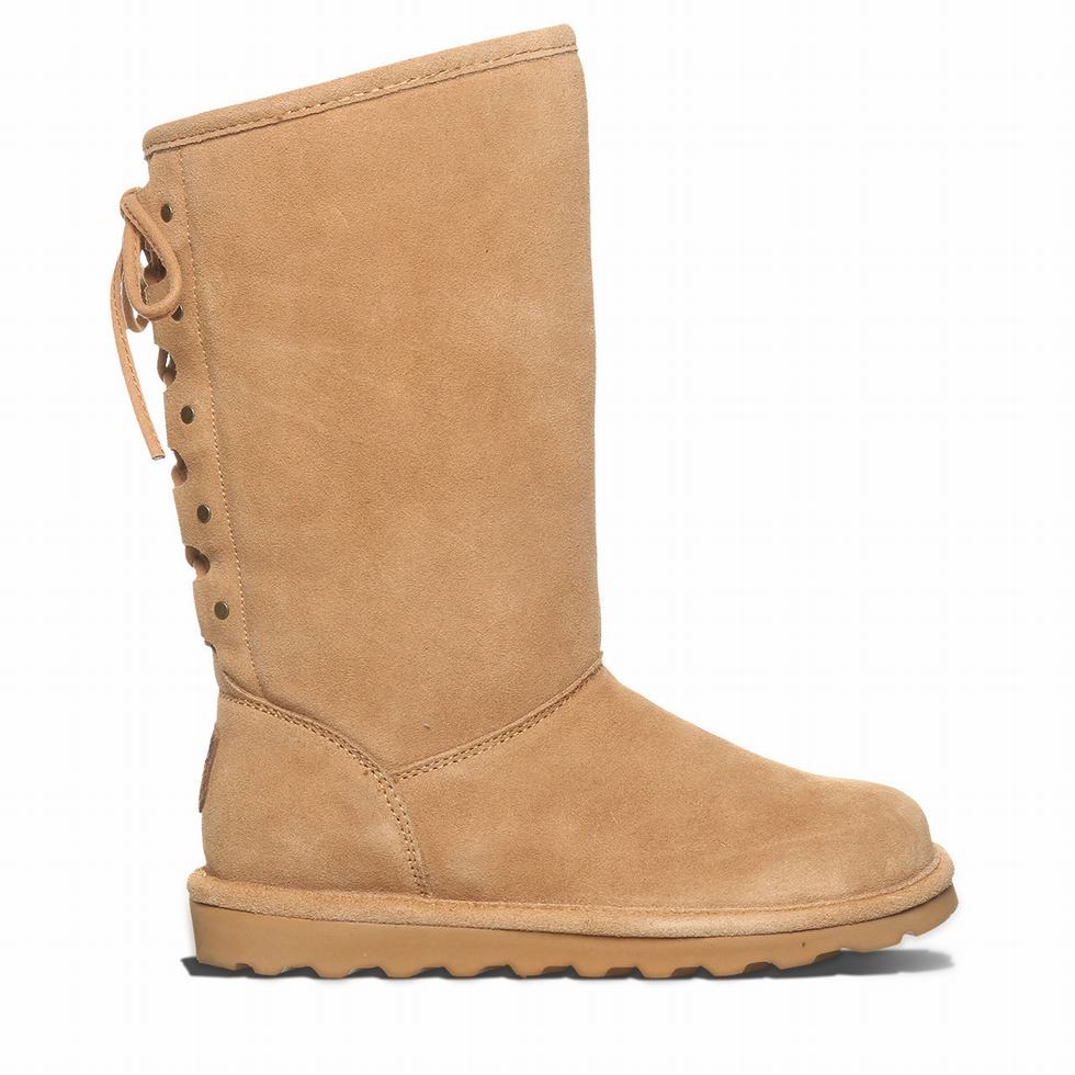 Women Bearpaw Lydia II Boots Brown | GNW8670YV