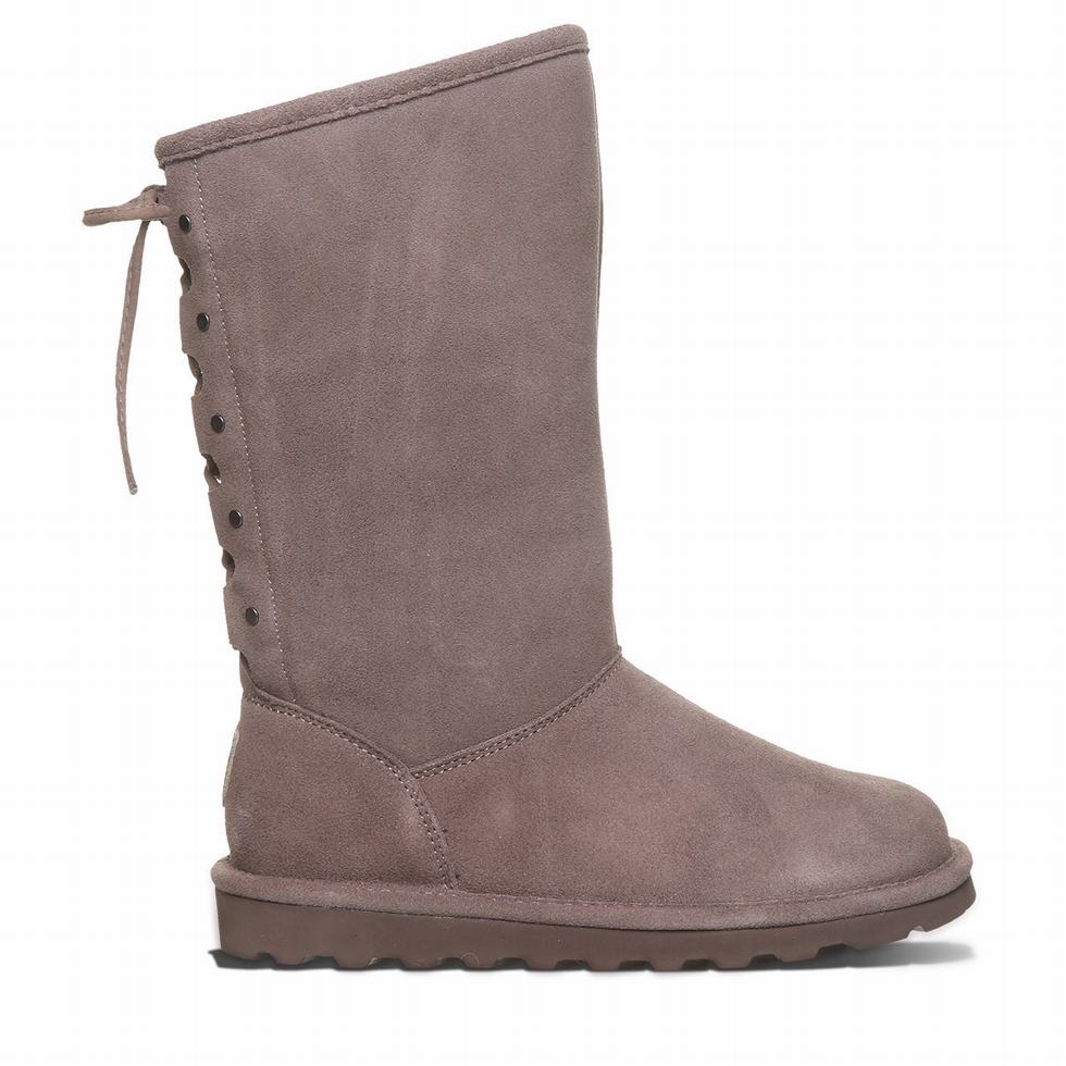 Women Bearpaw Lydia II Boots Grey | CYP8112TY