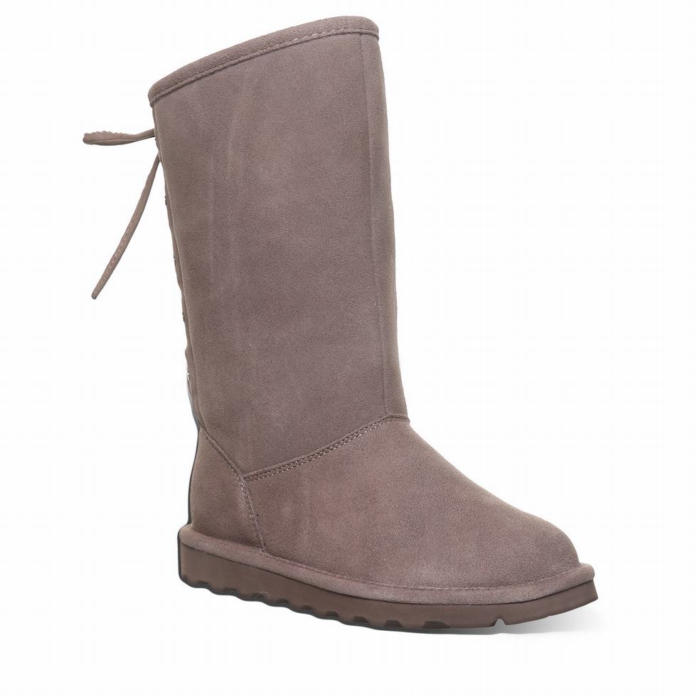 Women Bearpaw Lydia II Boots Grey | CYP8112TY