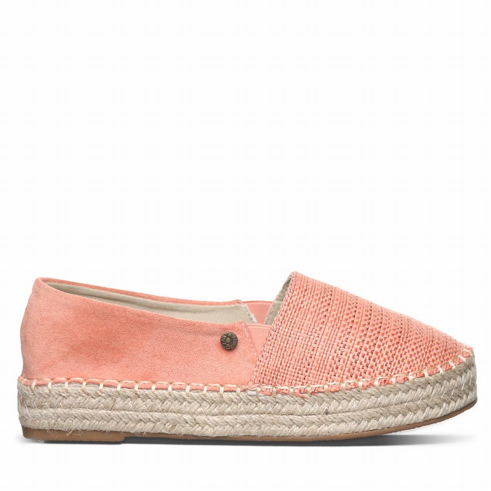 Women Bearpaw Macchiato Espadrilles Pink | YLG5461TH