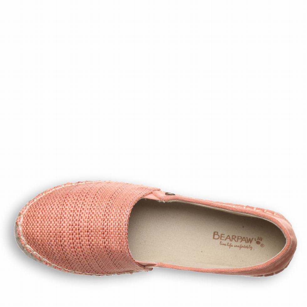 Women Bearpaw Macchiato Espadrilles Pink | YLG5461TH