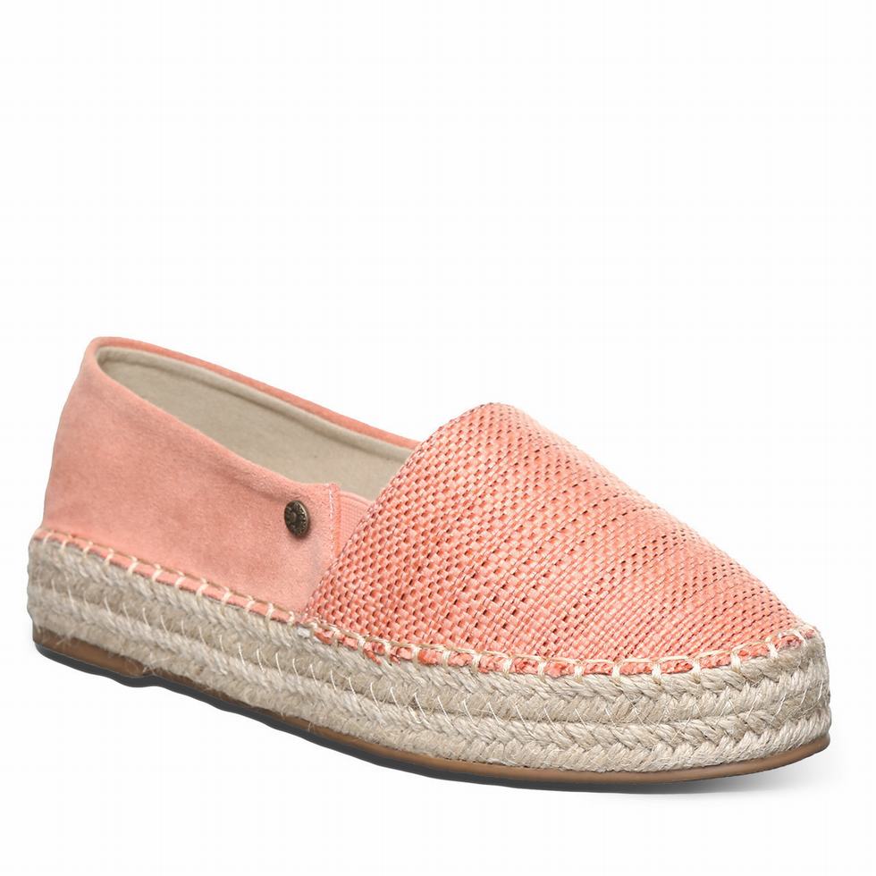 Women Bearpaw Macchiato Espadrilles Pink | YLG5461TH