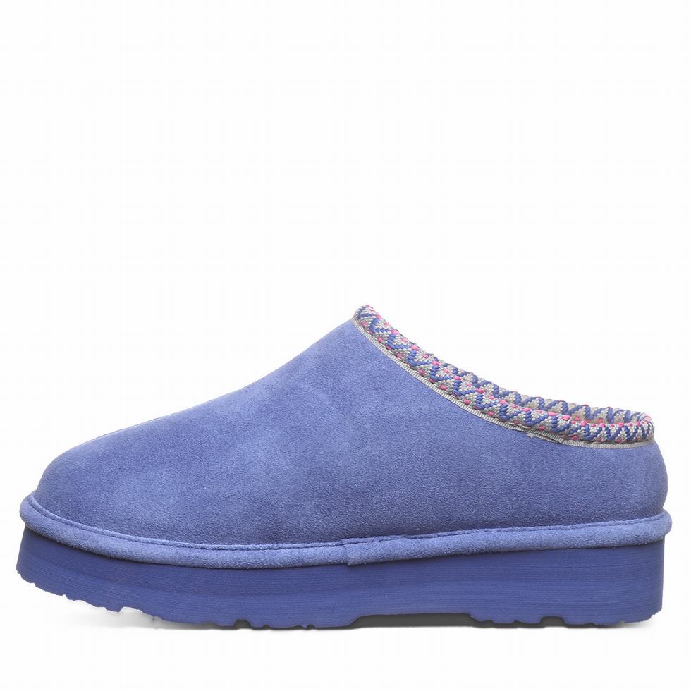 Women Bearpaw Martis Slippers Blue | SMV2854SN