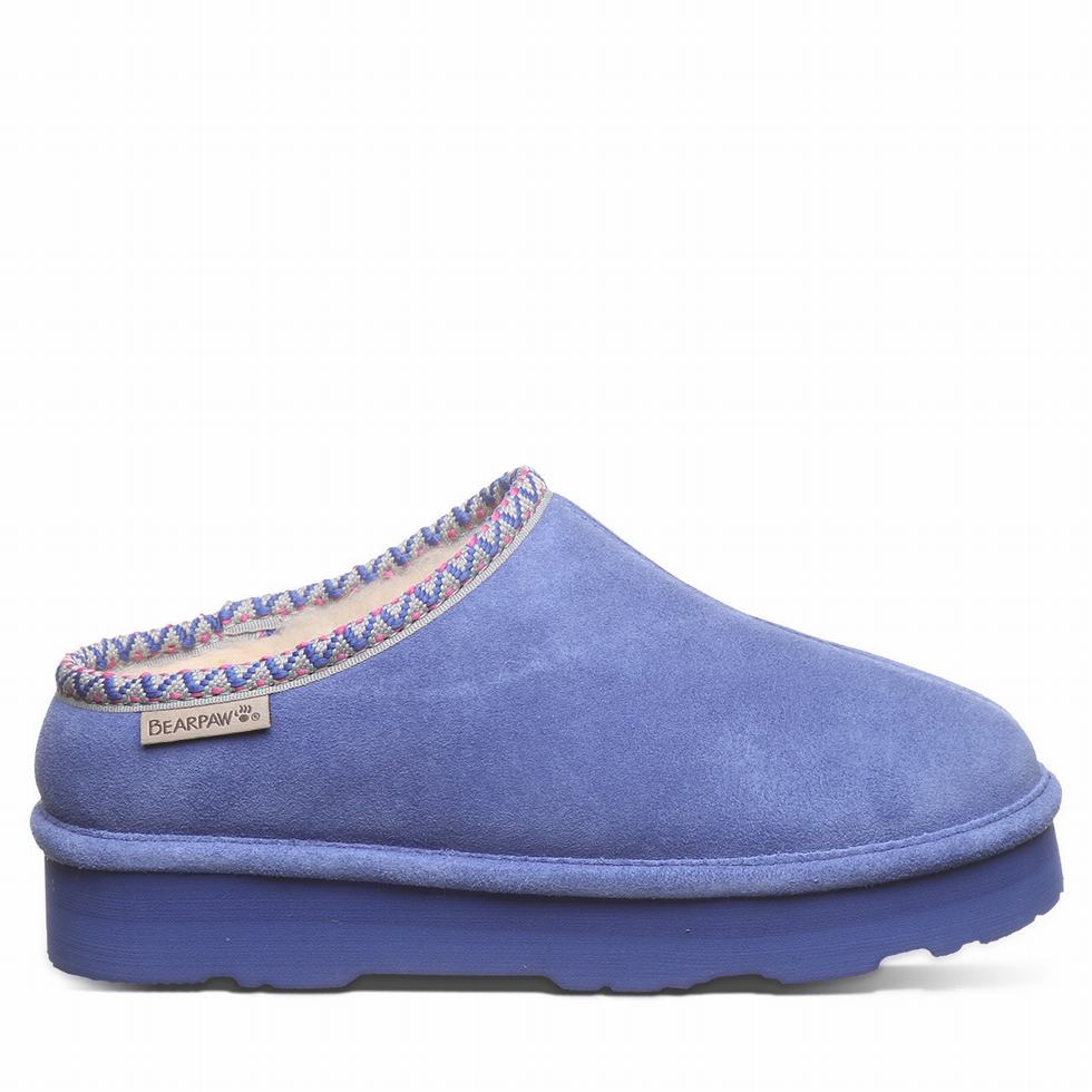 Women Bearpaw Martis Slippers Blue | SMV2854SN