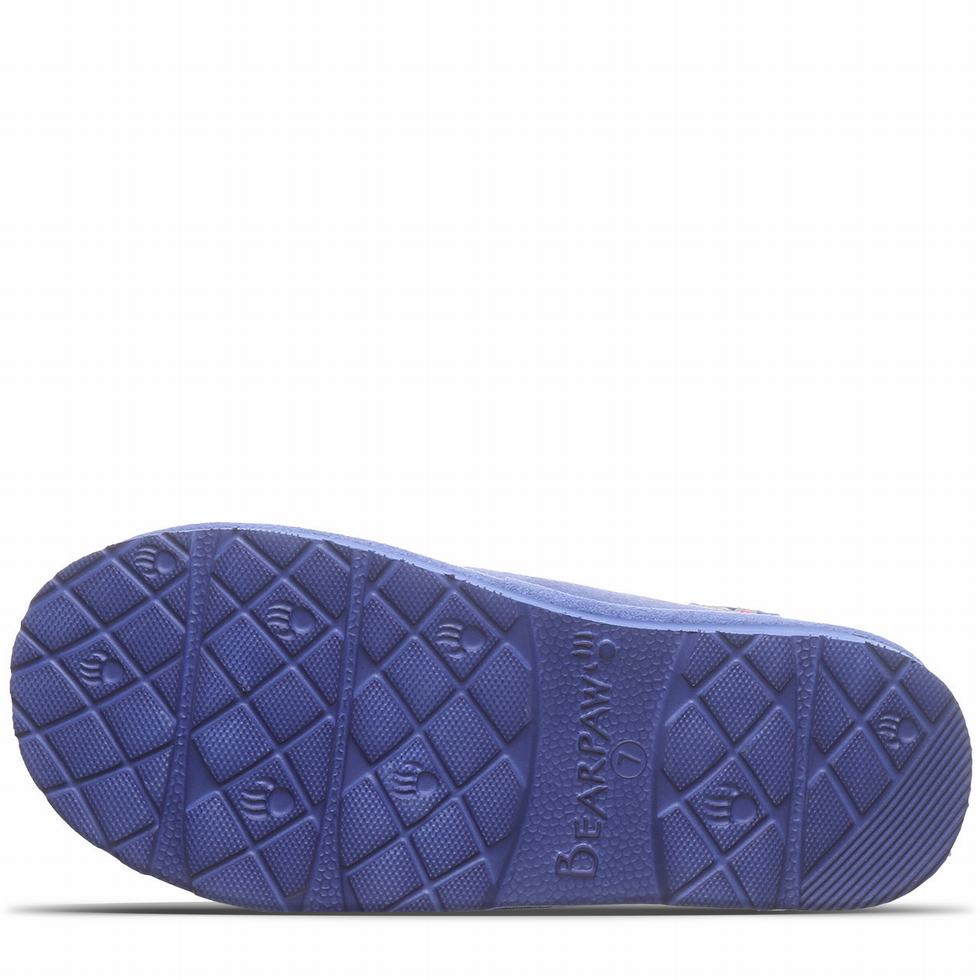 Women Bearpaw Martis Slippers Blue | SMV2854SN