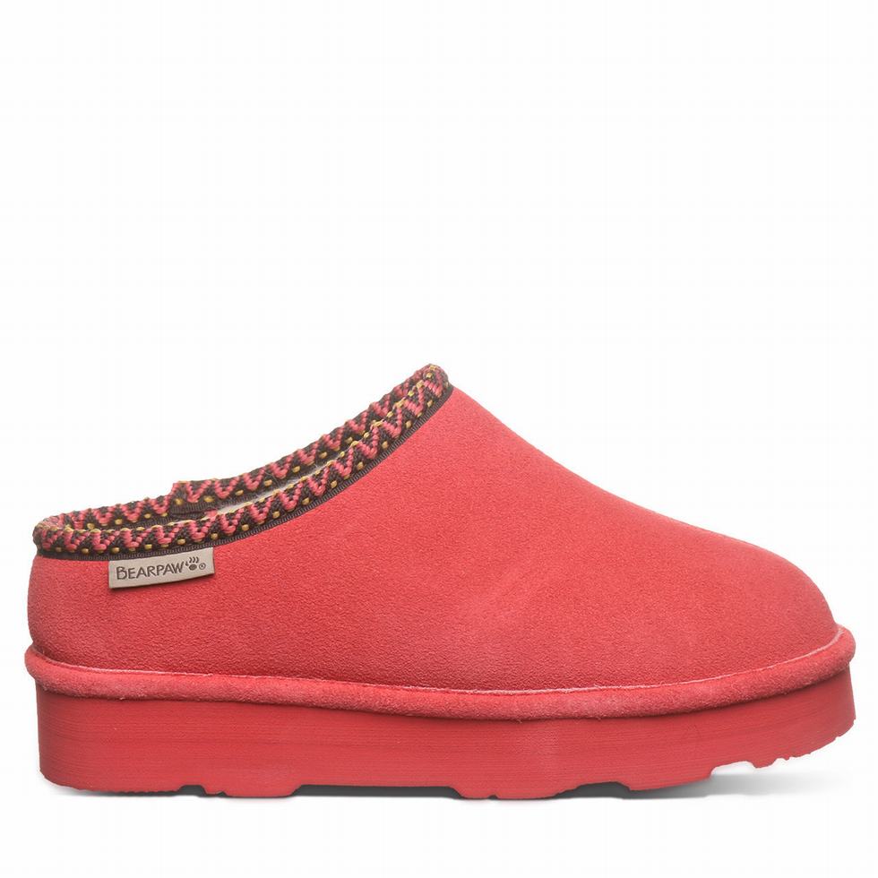 Women Bearpaw Martis Slippers Red | XND9764BG