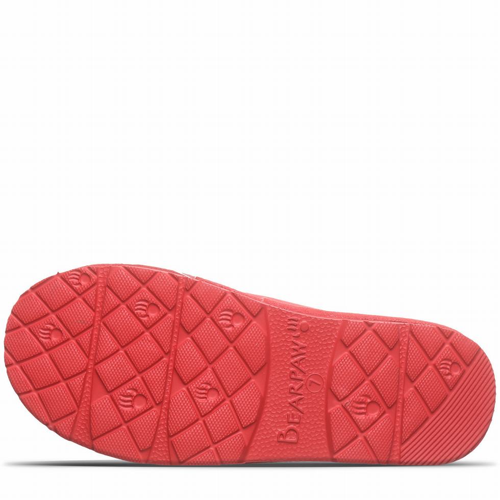 Women Bearpaw Martis Slippers Red | XND9764BG