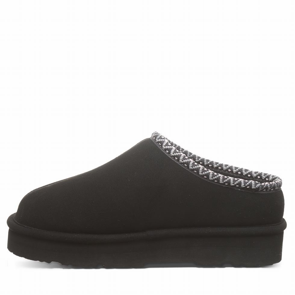 Women Bearpaw Martis Vegan Slippers Black | ODM3965KF