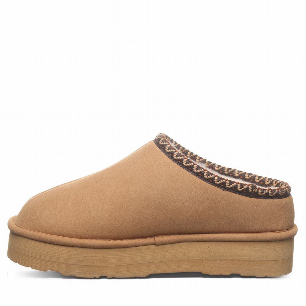 Women Bearpaw Martis Vegan Slippers Brown | BXP2710YB