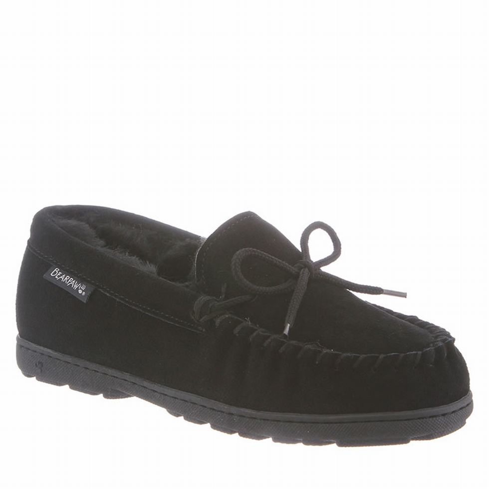 Women Bearpaw Mindy Slippers Black | EVM8848HP