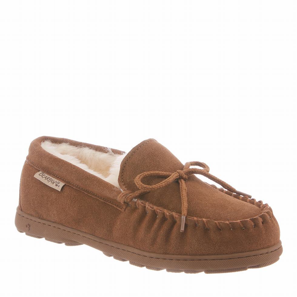 Women Bearpaw Mindy Slippers Brown | SIJ4062PN