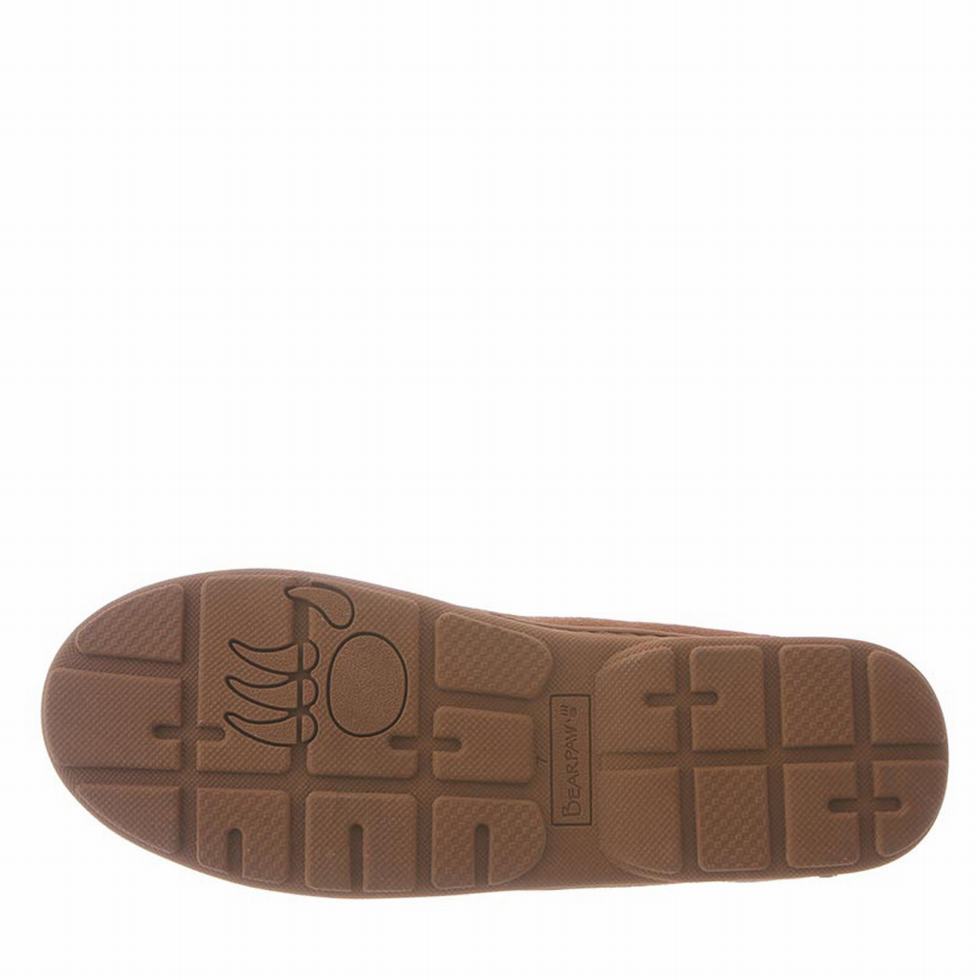 Women Bearpaw Mindy Wide Slippers Brown | JFS4228CH