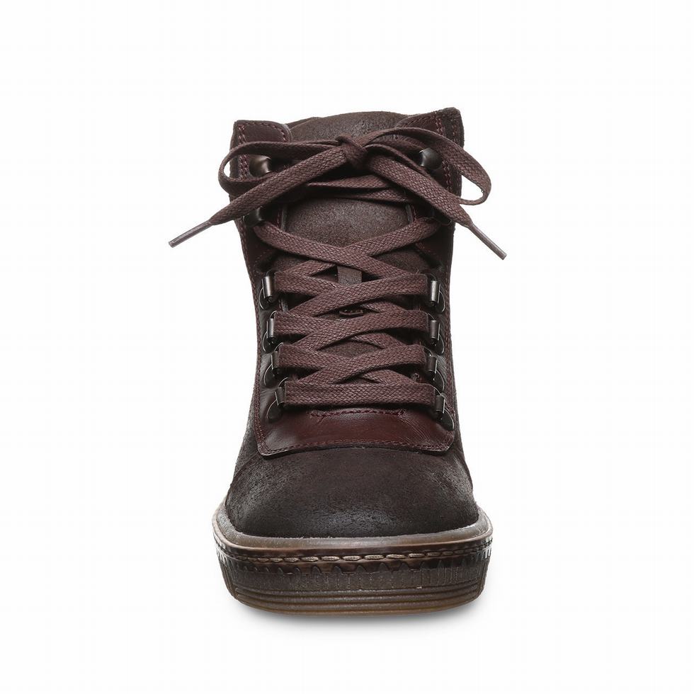 Women Bearpaw Nelida Sneaker Boots Brown | EWP7295AY