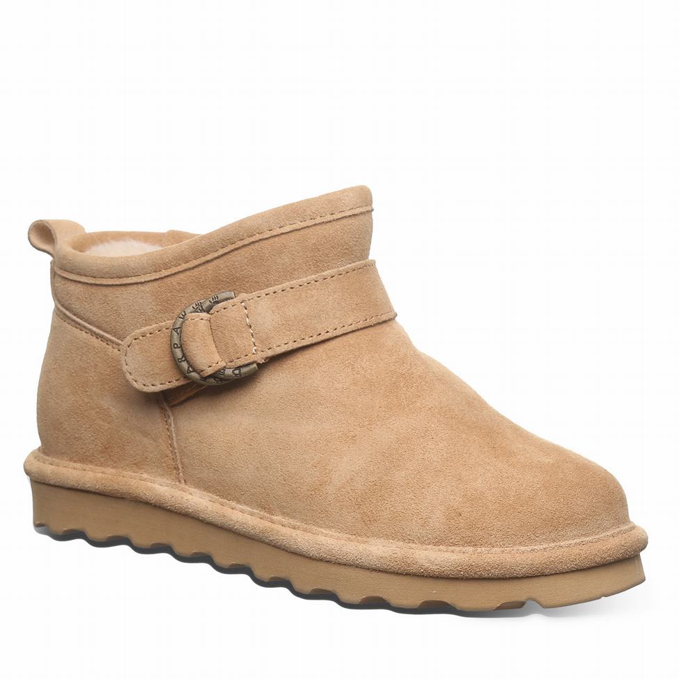 Women Bearpaw Petite Boots Brown | YXJ9054WJ