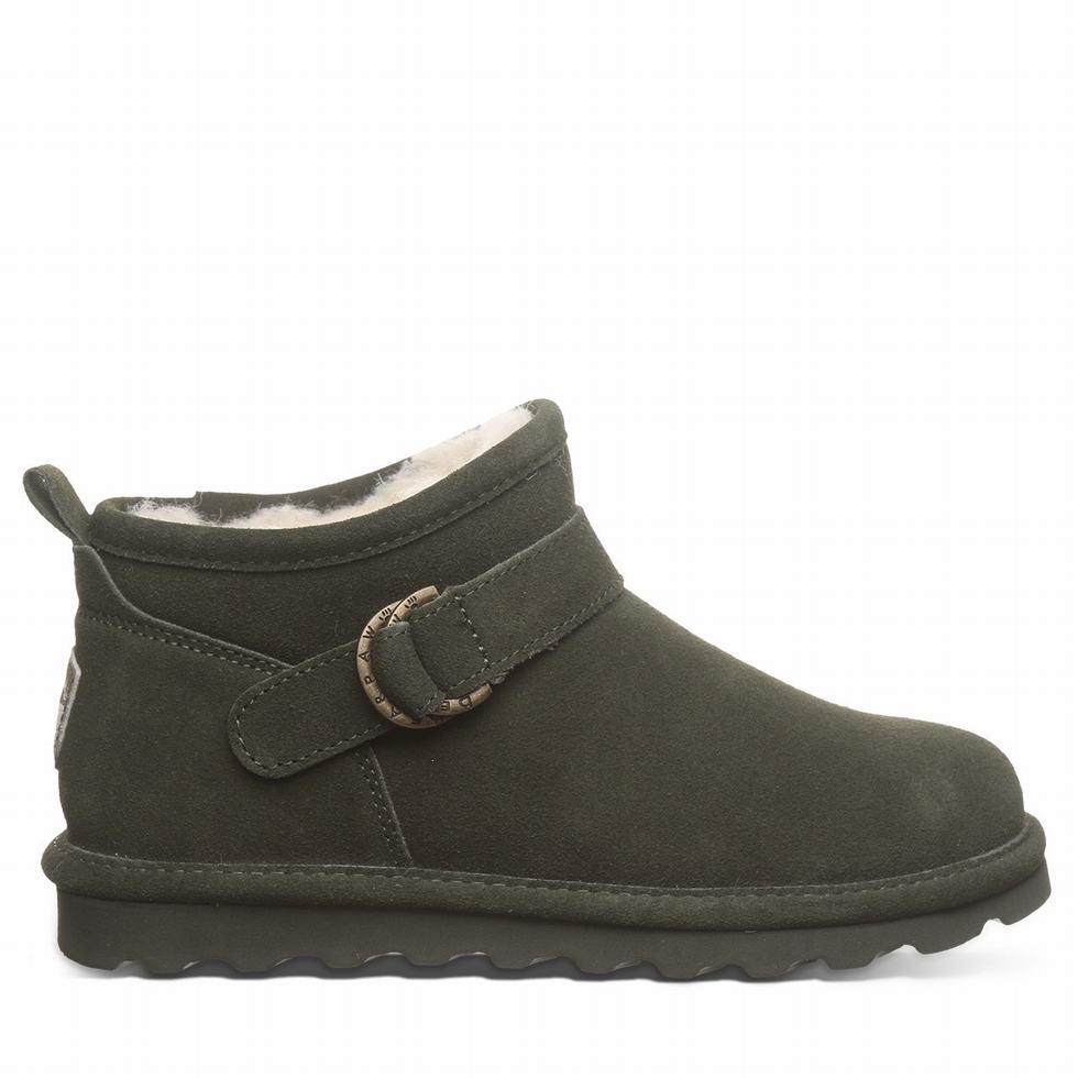 Women Bearpaw Petite Boots Green | SGQ855HO