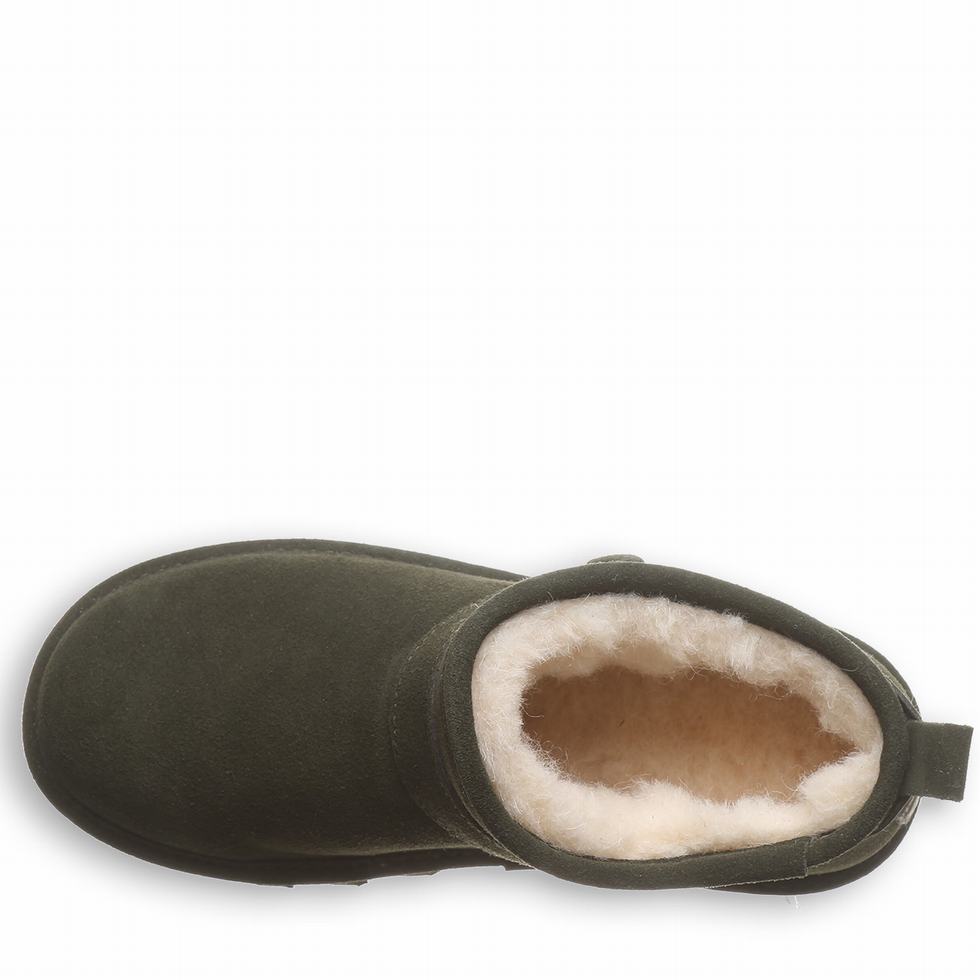 Women Bearpaw Petite Boots Green | SGQ855HO