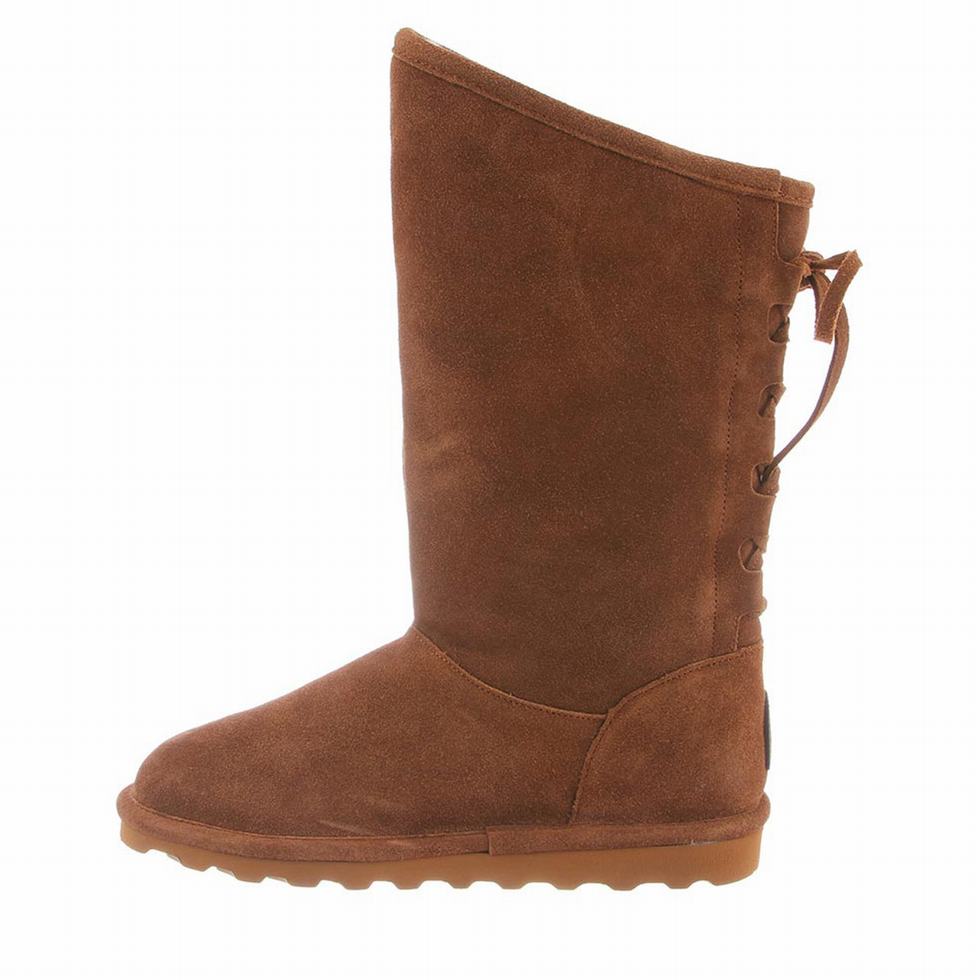 Women Bearpaw Phylly Boots Brown | FFE1372TN