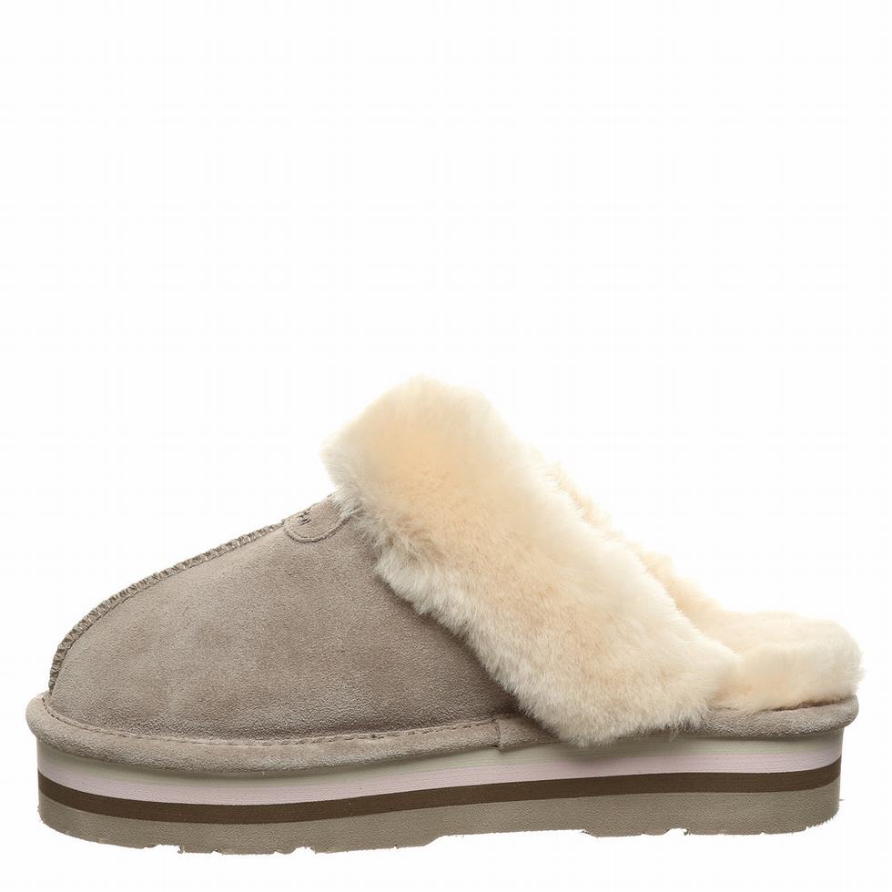 Women Bearpaw Retro Loki Slippers Beige | IWS5218UP