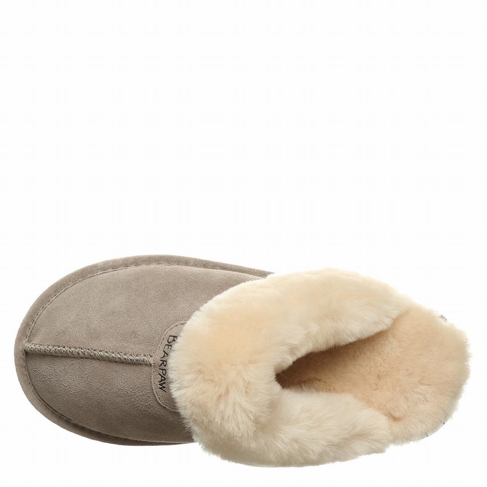 Women Bearpaw Retro Loki Slippers Beige | IWS5218UP