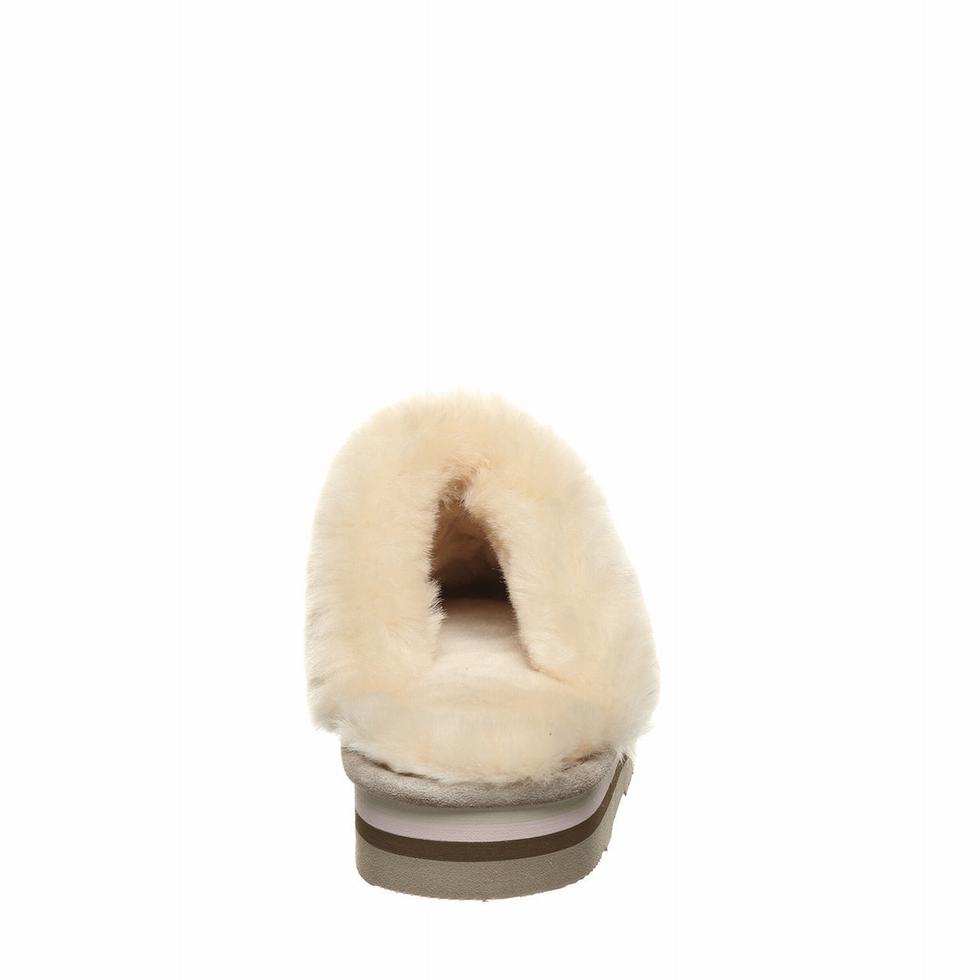 Women Bearpaw Retro Loki Slippers Beige | IWS5218UP