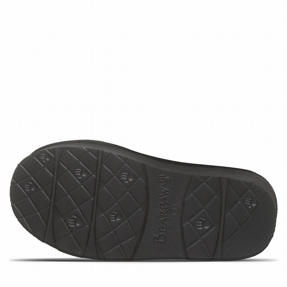 Women Bearpaw Retro Loki Slippers Black | UAU8094KD