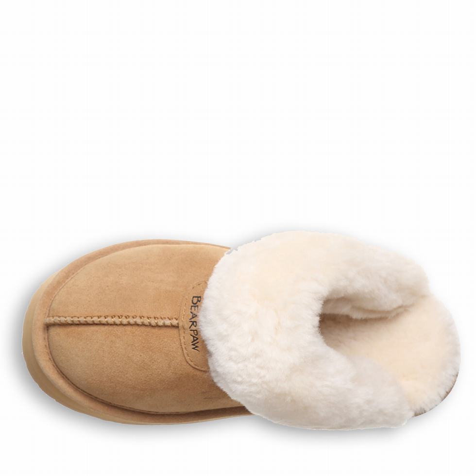 Women Bearpaw Retro Loki Slippers Brown | ELN1371KV