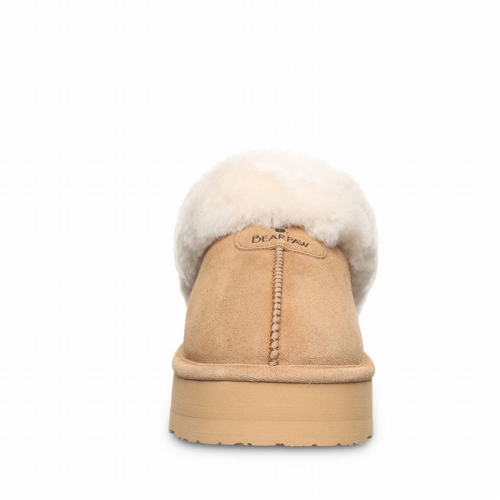 Women Bearpaw Retro Loki Slippers Brown | ELN1371KV