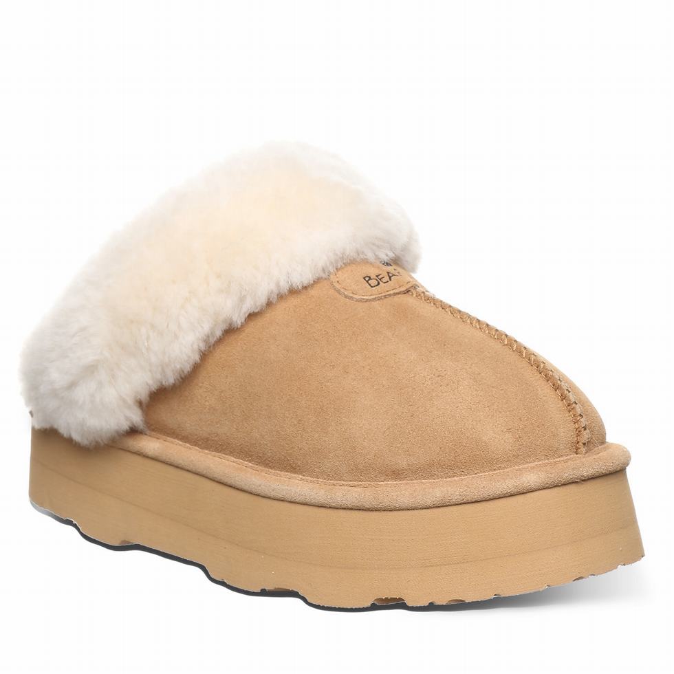 Women Bearpaw Retro Loki Slippers Brown | ELN1371KV