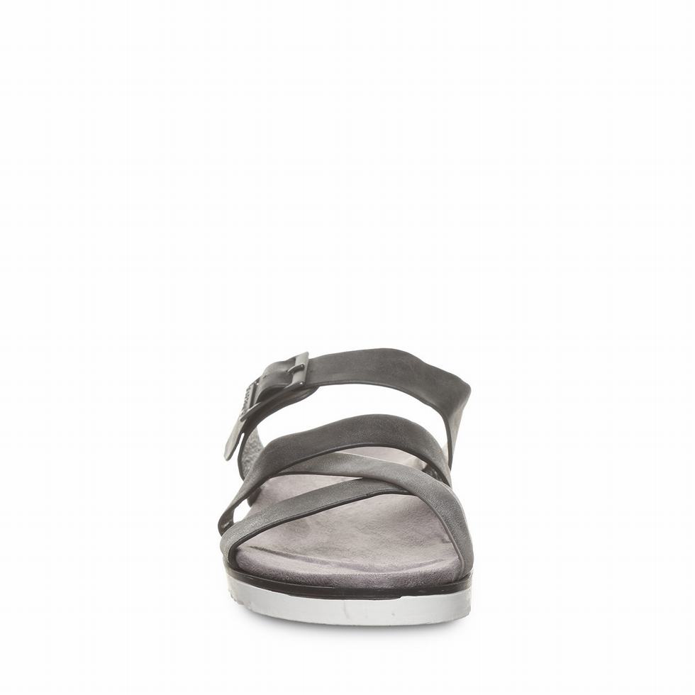 Women Bearpaw Rhodes Sandals Black | PZB4690LW