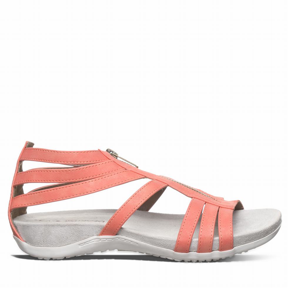 Women Bearpaw Ronda Sandals Pink | THN3689EW