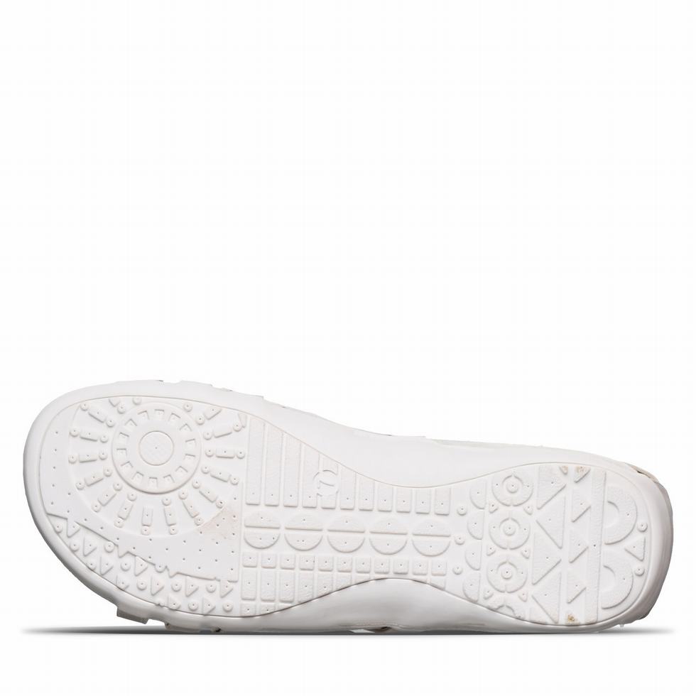 Women Bearpaw Ronda Sandals White | JDT2121HQ