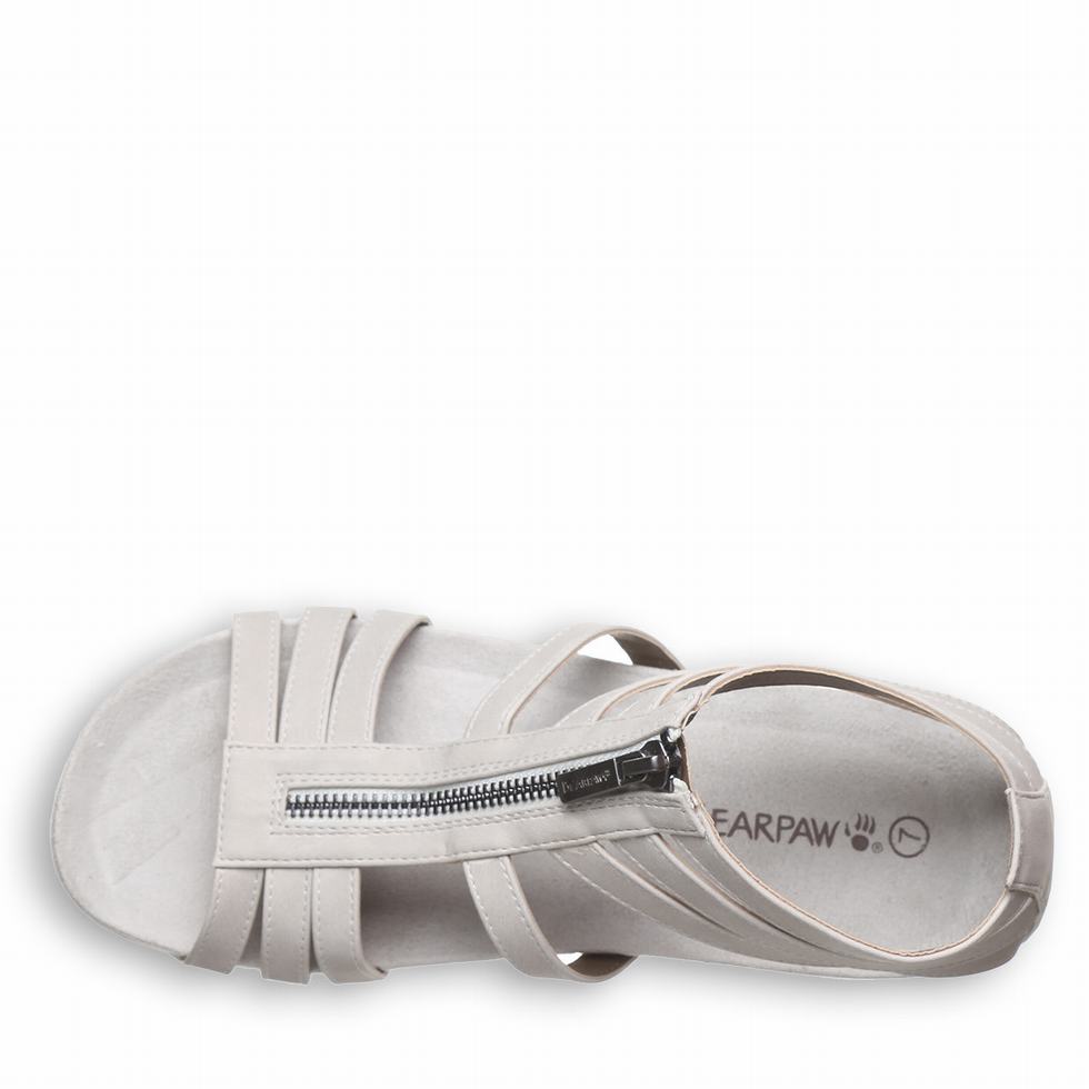 Women Bearpaw Ronda Sandals White | JDT2121HQ