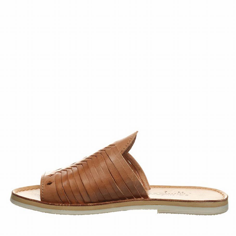 Women Bearpaw Rosa Sandals Brown | DBP6732YA