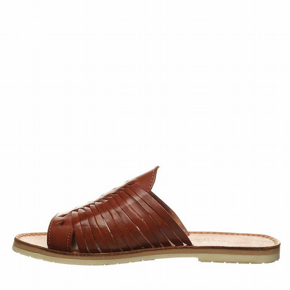 Women Bearpaw Rosa Sandals Brown | PQK1038GJ