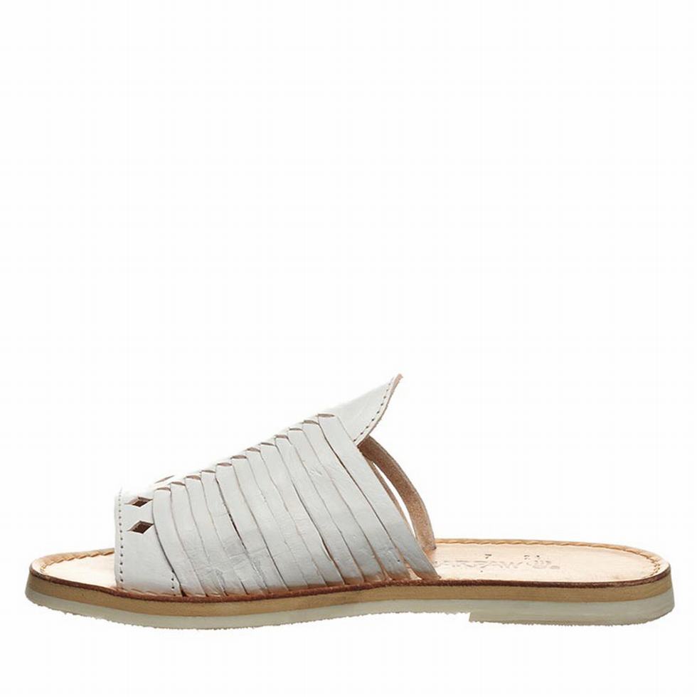 Women Bearpaw Rosa Sandals White | BFX6484BY