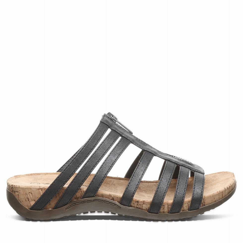 Women Bearpaw Sabrina Sandals Black | GFI7230EH