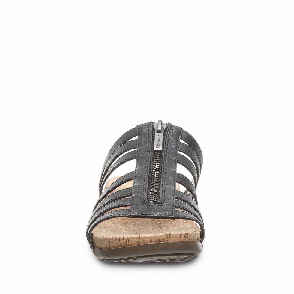 Women Bearpaw Sabrina Sandals Black | GFI7230EH